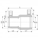 Réduction électrosoudable PN16 - PLASSON