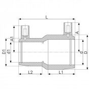 Réduction électrosoudable PN16 - PLASSON