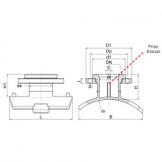 Selle de branchement électrosoudable PN16 à bride - PLASSON