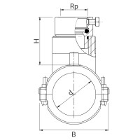 Selle de branchement électrosoudable PN16 petit ou gros bossage - PLASSON Selle de branchement électrosoudable PN16 petit ou gros bossage - PLASSON
