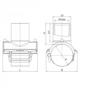Selle de branchement électrosoudable PN16 sans prise d'essai - PLASSON