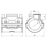 Selle de branchement électrosoudable PN16 taraudée - PLASSON