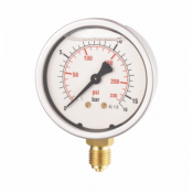 Manomètre à bain de glycérine rond Ø 63 mm