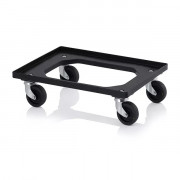 Chariot porte-bac ESD + Bac pliable ESD 600 x 400 mm