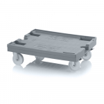 Plateau roulant pour bacs plastiques 800 x 600 mm
