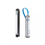 Pompe de forage 4" avec moteur à bain d'huile 70 L/min