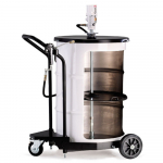 Distributeur mobile de graisse 540 g/min pour fûts 185 kg avec chariot standard ou industrie de SAMO