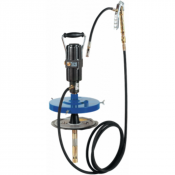 Kit complet portable pour fût de graisse 12/20 kg