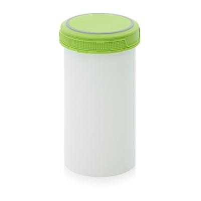 Pot plastique avec couvercle vissant hermétique 1300 ml