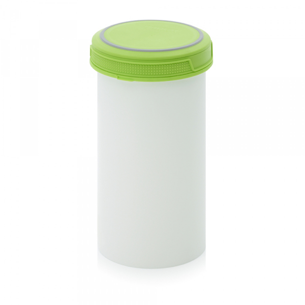 Pot plastique avec couvercle vissant hermétique 1300 ml sur