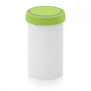 Pot plastique avec couvercle vissant hermétique 2000 ml