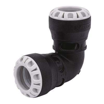 Coude à 90° encliquetable Série 1 - PLASSON