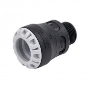 Raccord mâle encliquetable Série 1 - Filet conique - ISO 7-1 - PLASSON