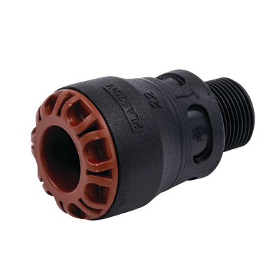 Raccord mâle Série 1 - Cuivre - Filet conique - ISO 7-1 - PLASSON