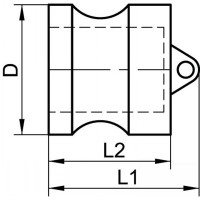 Bouchon type DP coupleur inox 316 aluminium - Fiabilité et Durabilité