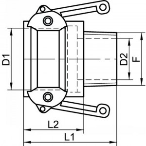 Coupleur filetage gaz conique type B inox 316 - Étanchéité
