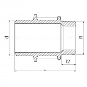 Adaptateur fileté Série 7 - Filet conique - ISO 7-1 - PLASSON