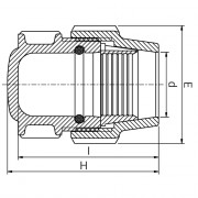 Bouchon de fin de ligne à compression Série 7 - PLASSON