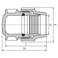 Bouchon de fin de ligne à compression Série 7 - PLASSON