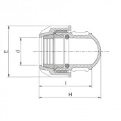 Bouchon fin de ligne fibre optique PLASSCOM - PLASSON
