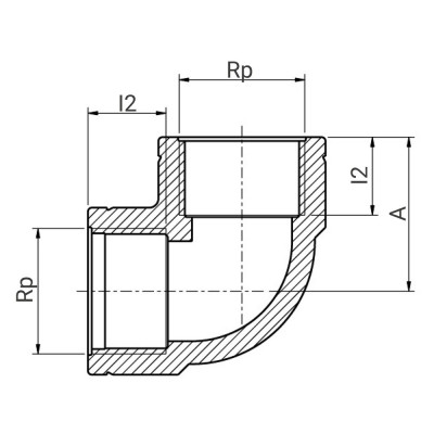Coude à 90° taraudé Série 7 - PLASSON