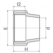 Ecrou de serrage pour raccords à compression Série 7 - PLASSON