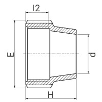 Ecrou de serrage pour raccords à compression Série 7 - PLASSON