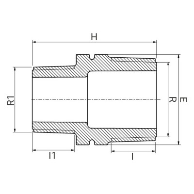 Mamelon réduit fileté Série 7 - PLASSON