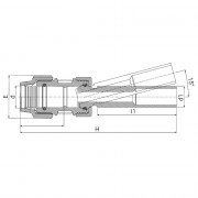 Manchon d'ajustement à rotule Série 7 - PLASSON