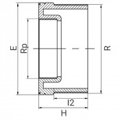 Manchon réduit fileté x taraudé Série 7 - PLASSON