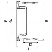 Manchon réduit fileté x taraudé Série 7 - PLASSON