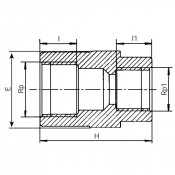 Manchon réduit taraudé Série 7 - PLASSON