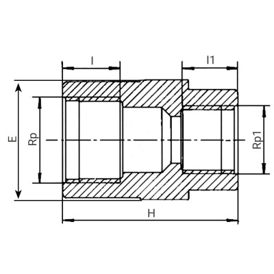 Manchon réduit taraudé Série 7 - PLASSON