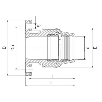 Raccord à bride millenium Série 7 - PLASSON