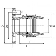 Raccord à bride Série 7 - PLASSON