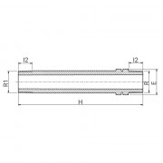 Rallonge filetée Série 7 - PLASSON