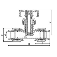 Robinet à soupape droite Série 7 - PLASSON Robinet à soupape droite Série 7 - PLASSON