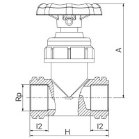 Robinet taraudé à soupape droite Série 7 - ISO 7-1 - PLASSON Robinet taraudé à soupape droite Série 7 - ISO 7-1 - PLASSON