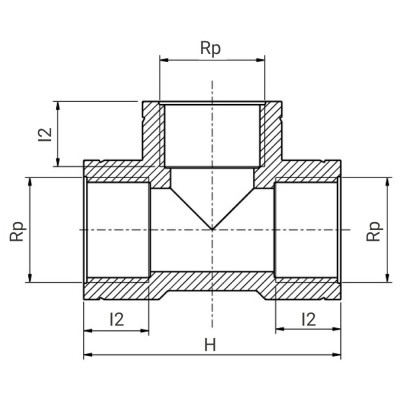 Té à 90° taraudé Série 7 - PLASSON