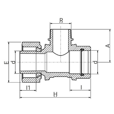 Té modulaire Série 7 pour fabriquer des collecteurs - PLASSON