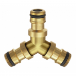 Embout triple de liaison pour raccords