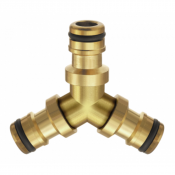 Embout triple de liaison pour raccords