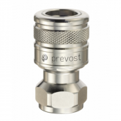 Raccord fileté femelle cylindrique à obturation