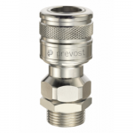 Raccord fileté mâle cylindrique à obturation