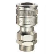 Raccord fileté mâle cylindrique à obturation