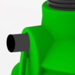 Perçage sur mesure DN 110 PE pour cuve enterrée