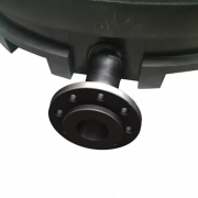 Raccord avec bride 125 mm pour cuve à eau aérienne de DS PLASTICS