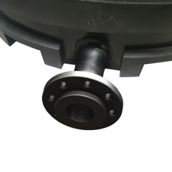 Raccord avec bride 125 mm pour cuve à eau aérienne de DS PLASTICS