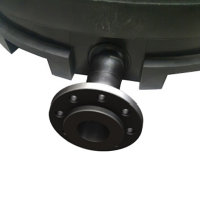 Raccord avec bride 125 mm pour cuve à eau aérienne de DS PLASTICS