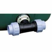 Té 90° raccord compression 2" pour cuve à eau aérienne
